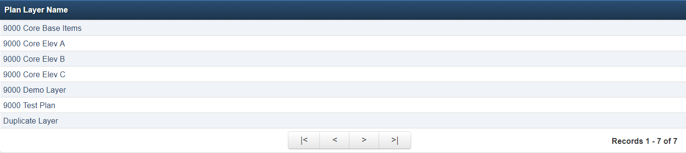 Plan Layer Browser